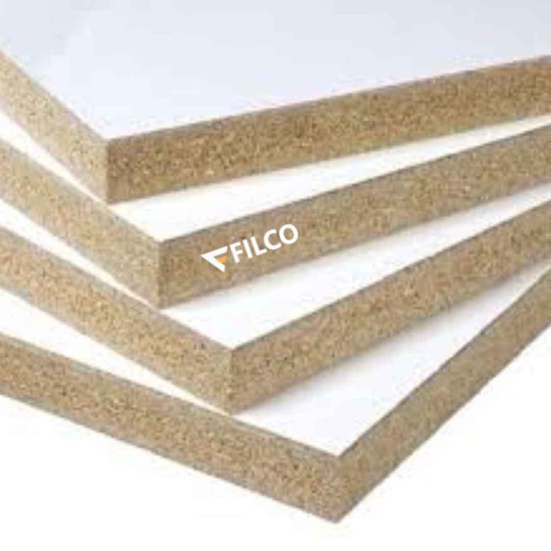 solid colors pvc laminated matte particle boards