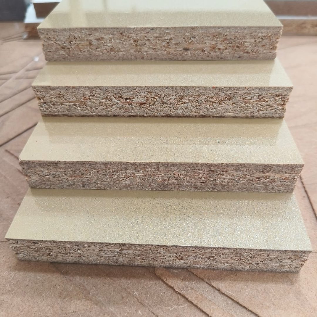 metallic laminated high gloss particle boards