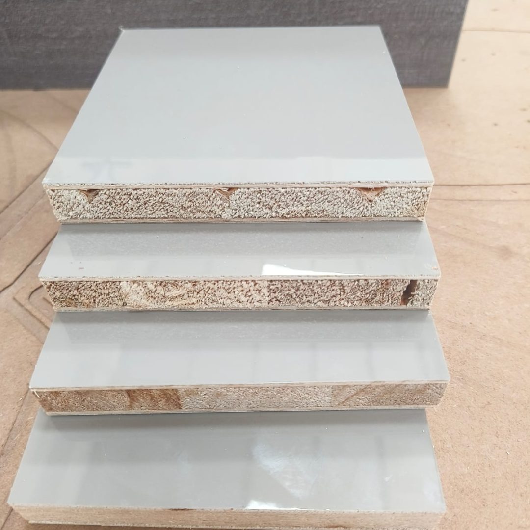 solid colors pvc laminated high gloss block boards