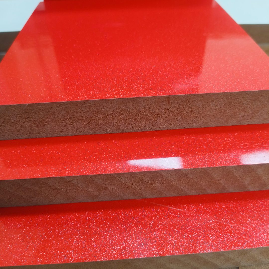 metallic mdf red